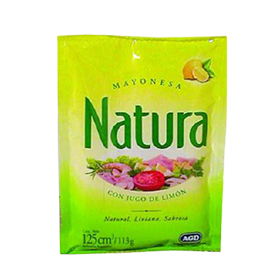 NATURA MAYONESA DOY PACK X 125 GR